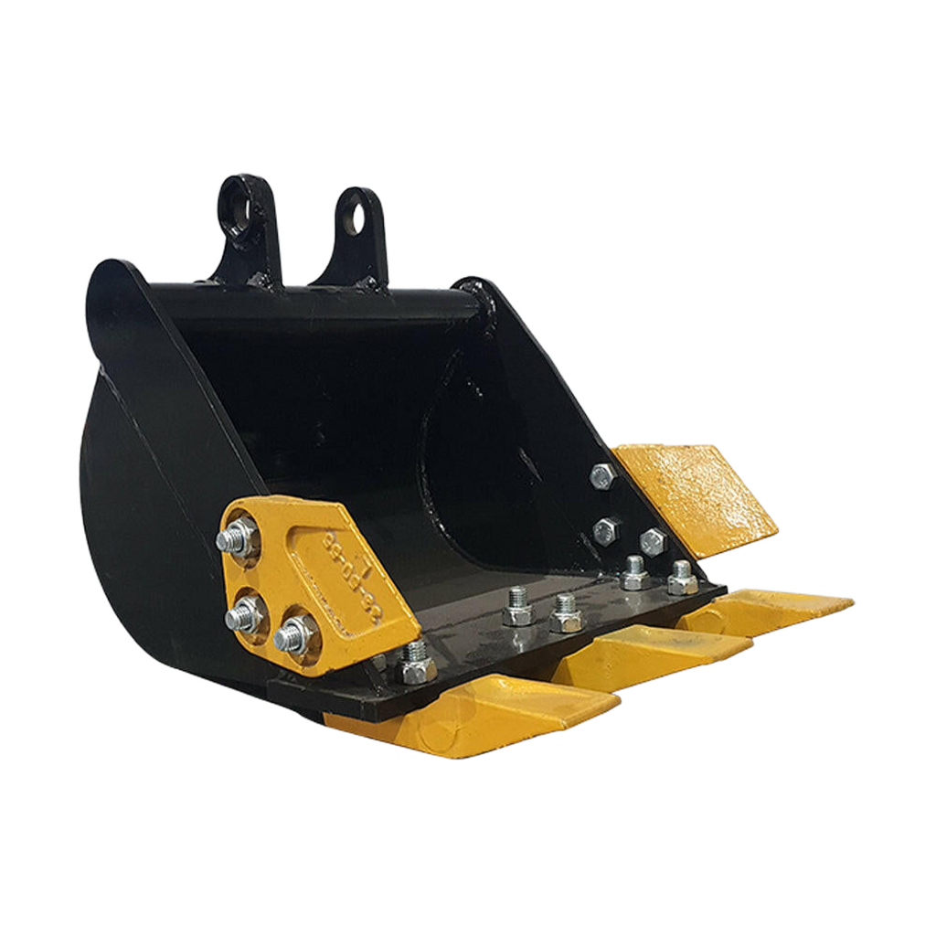 24" Bucket With Teeth For 1 Ton 2 Ton Mini Excavator | AGT-12EX-WD24.