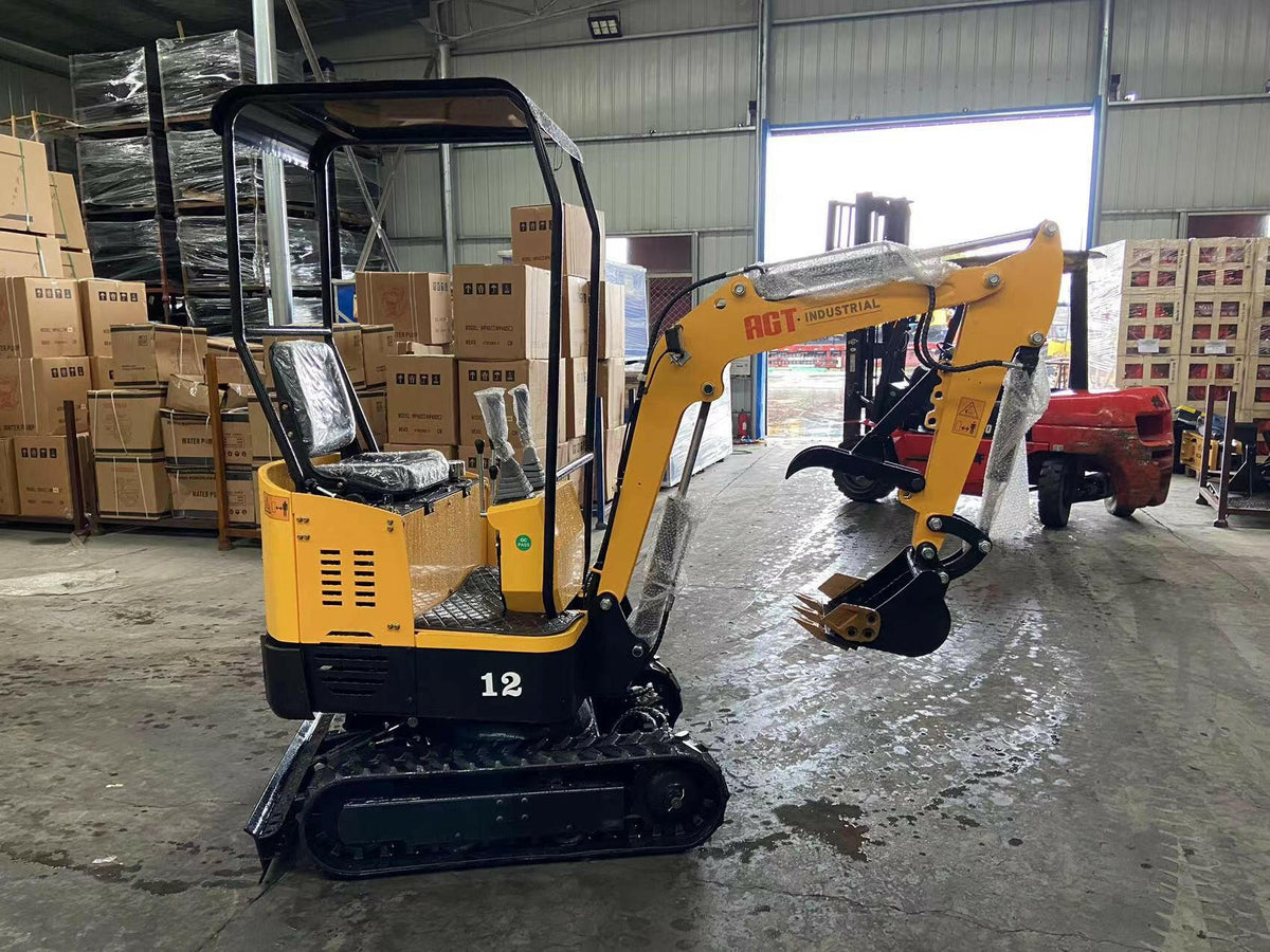 1 Ton, 13.5 HP Gasoline Engine (B&S) Mini Excavator | AGT-H12