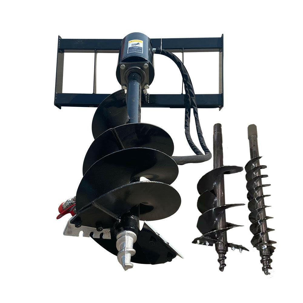 Skid Steer Hydraulic Auger with  3 bits For Sale 12-16 gpm | AGT-SSECAG-Y