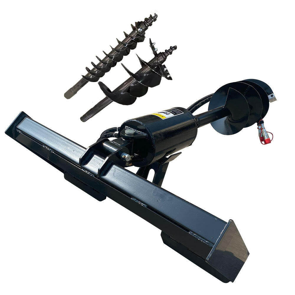 Skid Steer Hydraulic Auger with  3 bits For Sale 12-16 gpm | AGT-SSECAG-Y