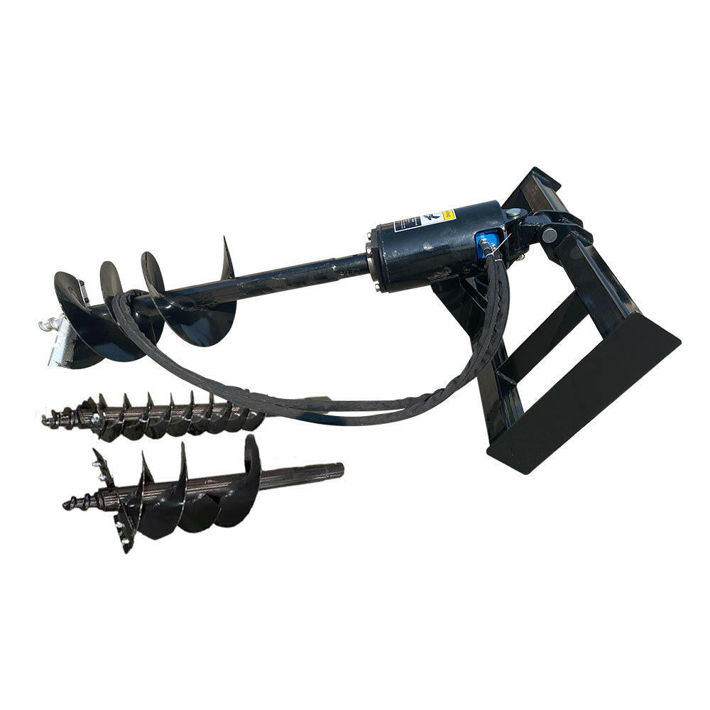 Skid Steer Hydraulic Auger with  3 bits For Sale 12-16 gpm | AGT-SSECAG-Y