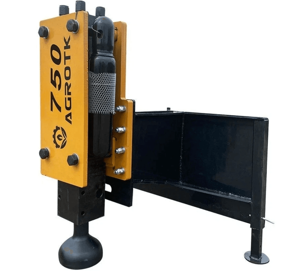 750 ft·lb Skid Steer Post Pounder Attachment | AGT-PD750-PZ
