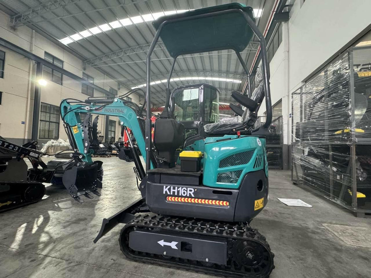 1 Ton, RATO Mini Small Excavator w/ Hydraulic Thumb | AGT-KH16R