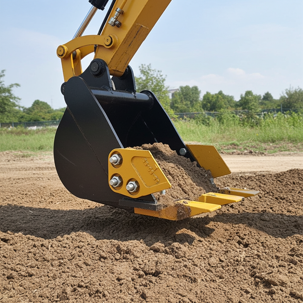 24" Bucket With Teeth For 1 Ton 2 Ton Mini Excavator | AGT-12EX-WD24.