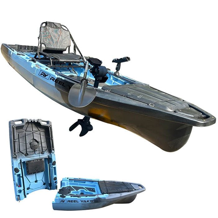 ReelYaks Recon Modular Prop Drive Pedal Fishing Kayak 3.2m x 90cm