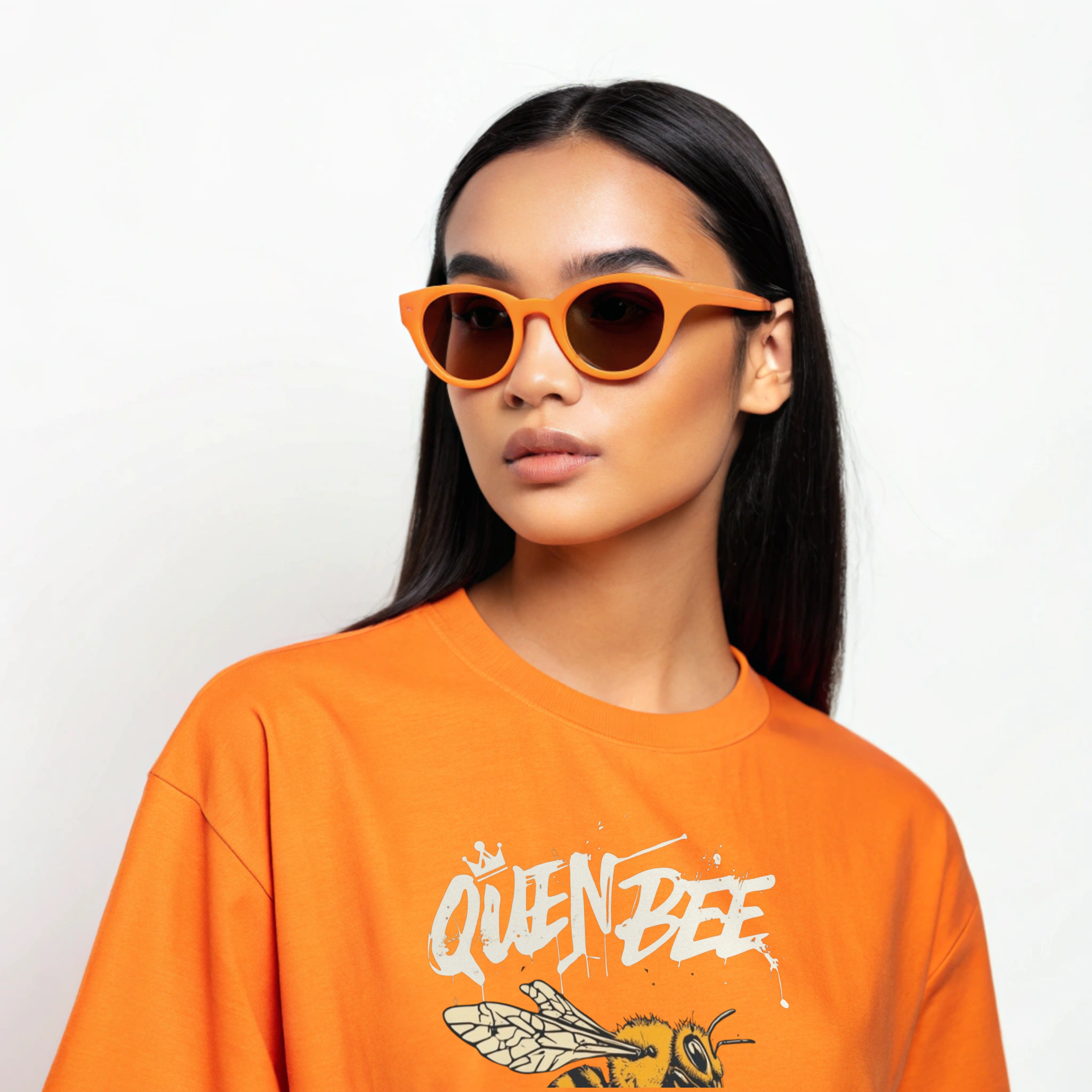 Queen Bee™ - Bold Graphic Tee for Women | "She is the Crown" Statement Print