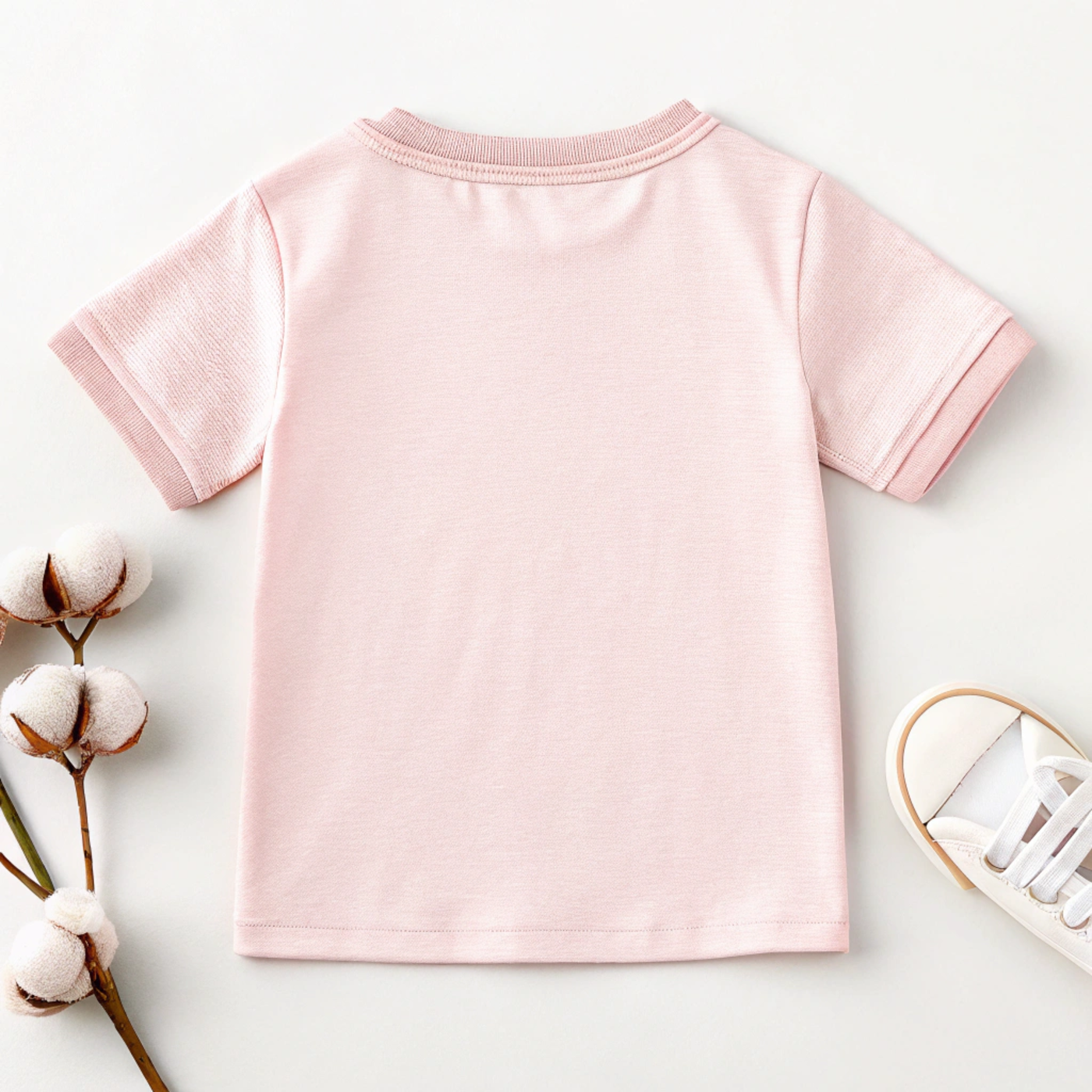 Blossom Pop™ | Puff Print Half Sleeve T-Shirt
