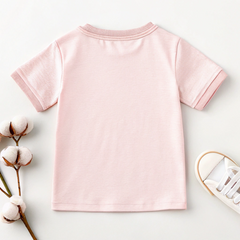 Blossom Pop™ | Puff Print Half Sleeve T-Shirt