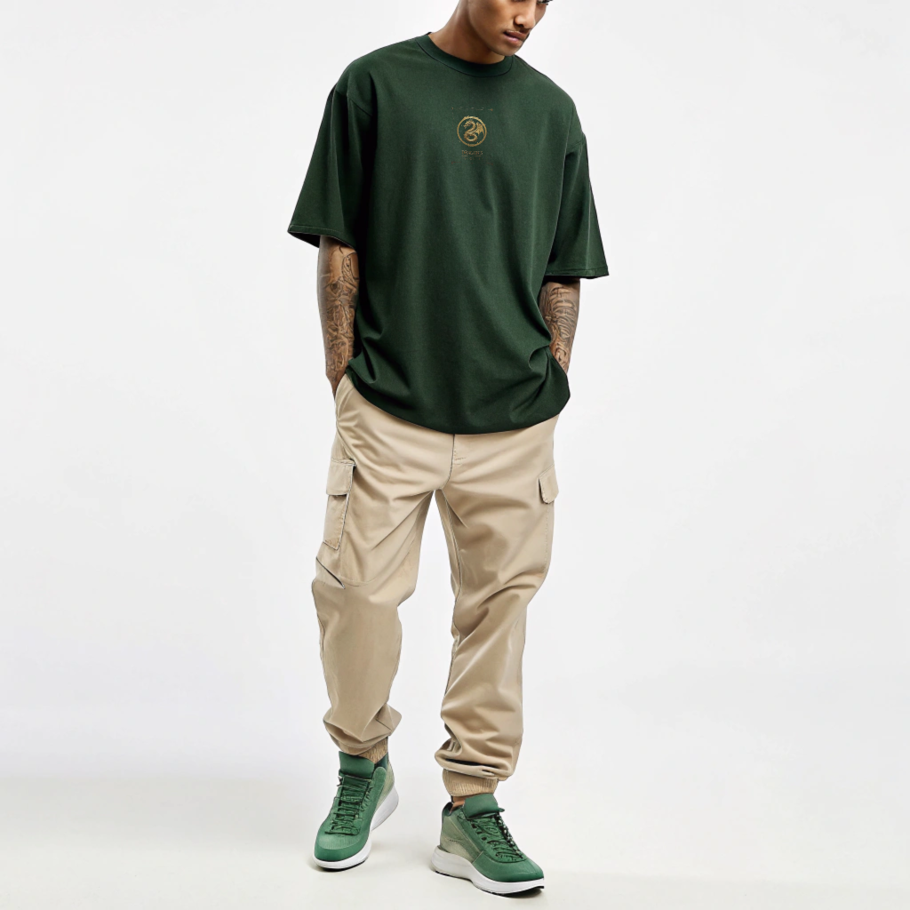 “Fire In My Veins” – Premium Dragon Crest Graphic Tee