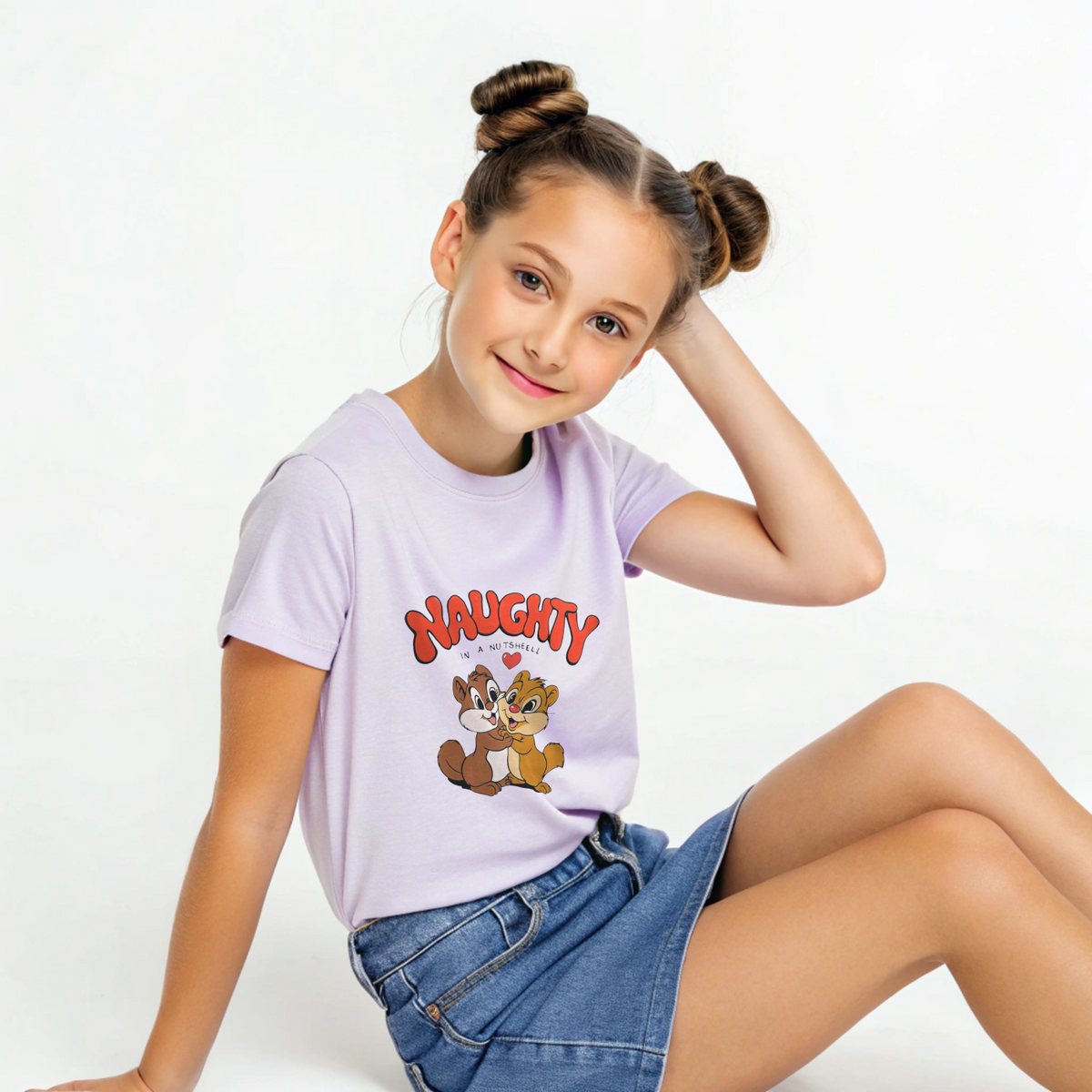 "Naughty in a Nutshell – Chipmunk Love Edition Tee"