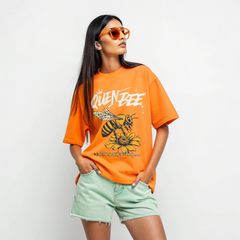 Queen Bee™ - Bold Graphic Tee for Women | "She is the Crown" Statement Print