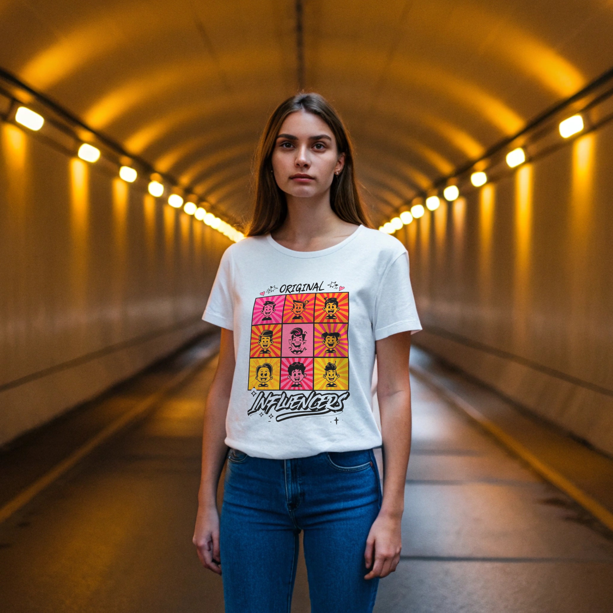 Original Icons – Retro Cartoon Influencer Tee