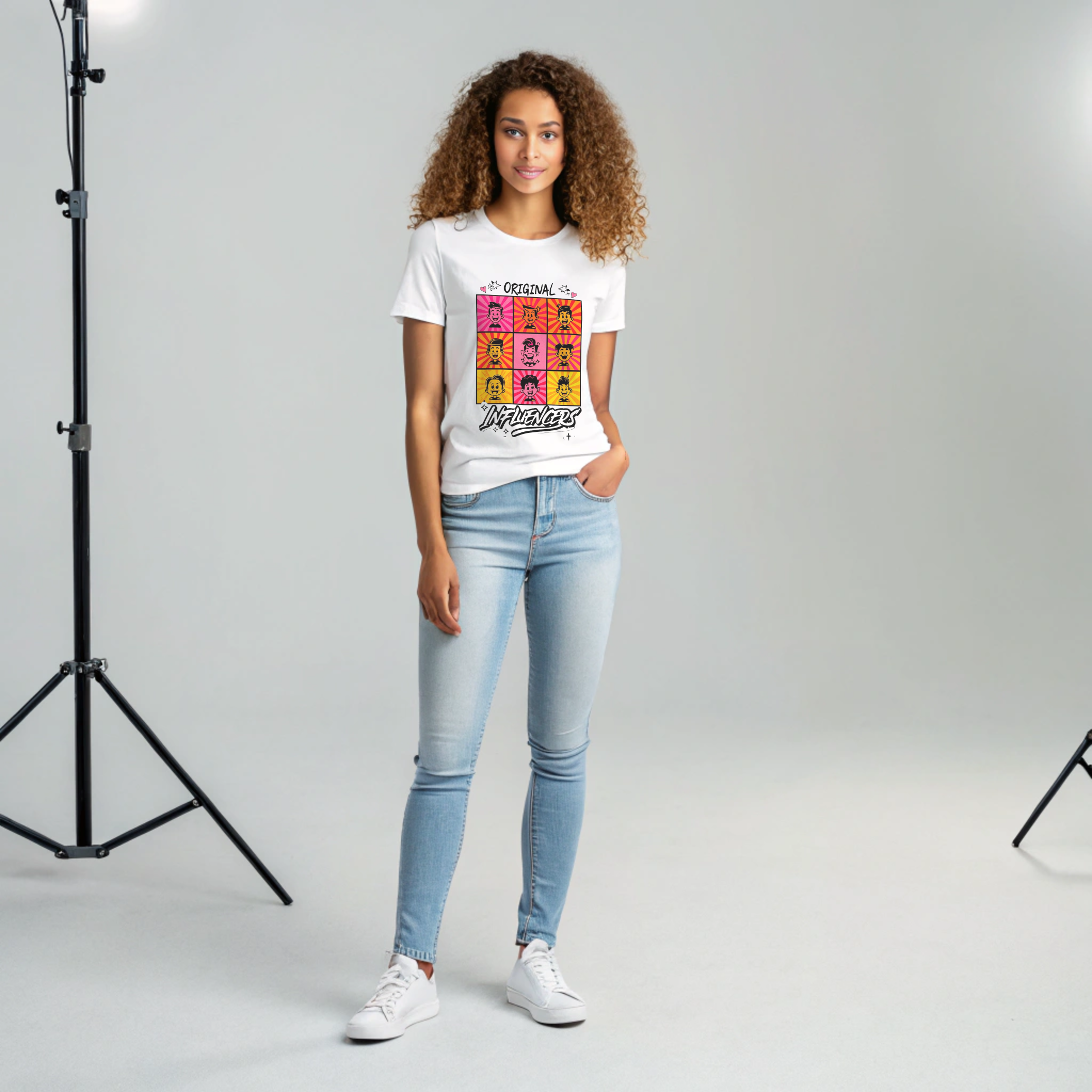 Original Icons – Retro Cartoon Influencer Tee