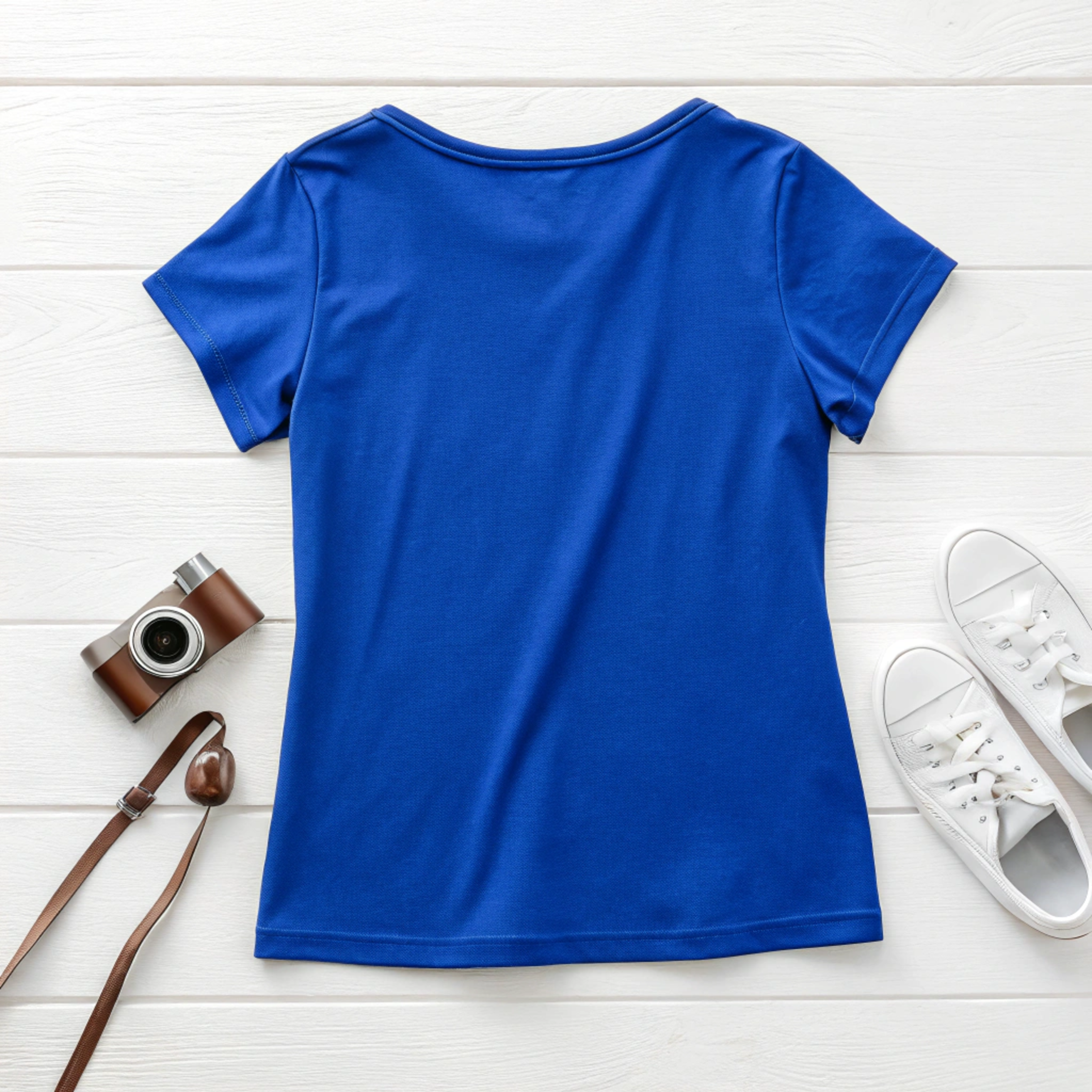 "Classic Hello Kitty in Blue Overalls – Cute Cartoon Design"