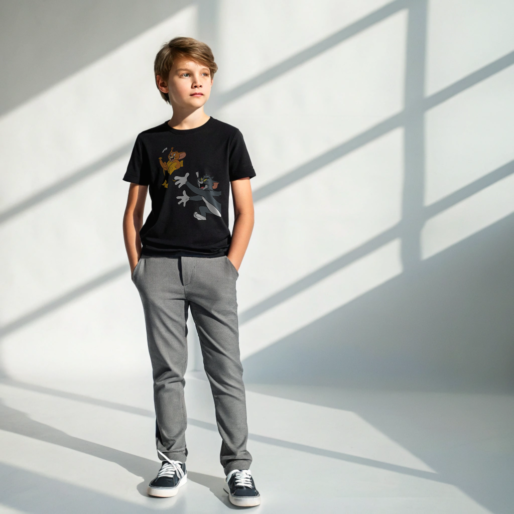 “Chase Mode On – Tom & Jerry Cheese Escape Tee”