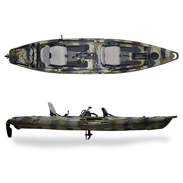 Feelfree Lure II Tandem Overdrive V2 Fishing Kayak 4.32m x 91cm