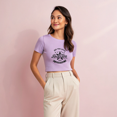 Vintage RockMore Girl Crop Tee – Cute and Psycho