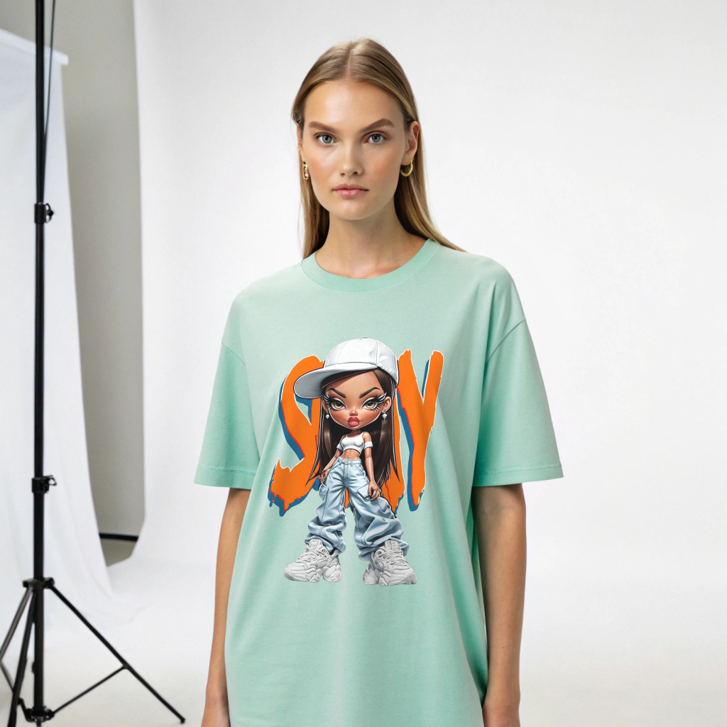 "Savage Drip Girl Tee – Slay Mode Activated"