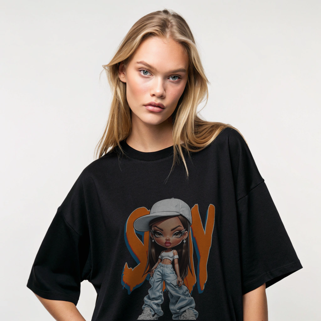 "Savage Drip Girl Tee – Slay Mode Activated"