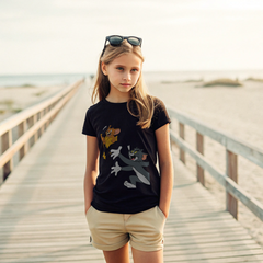 “Chase Mode On – Tom & Jerry Cheese Escape Tee”
