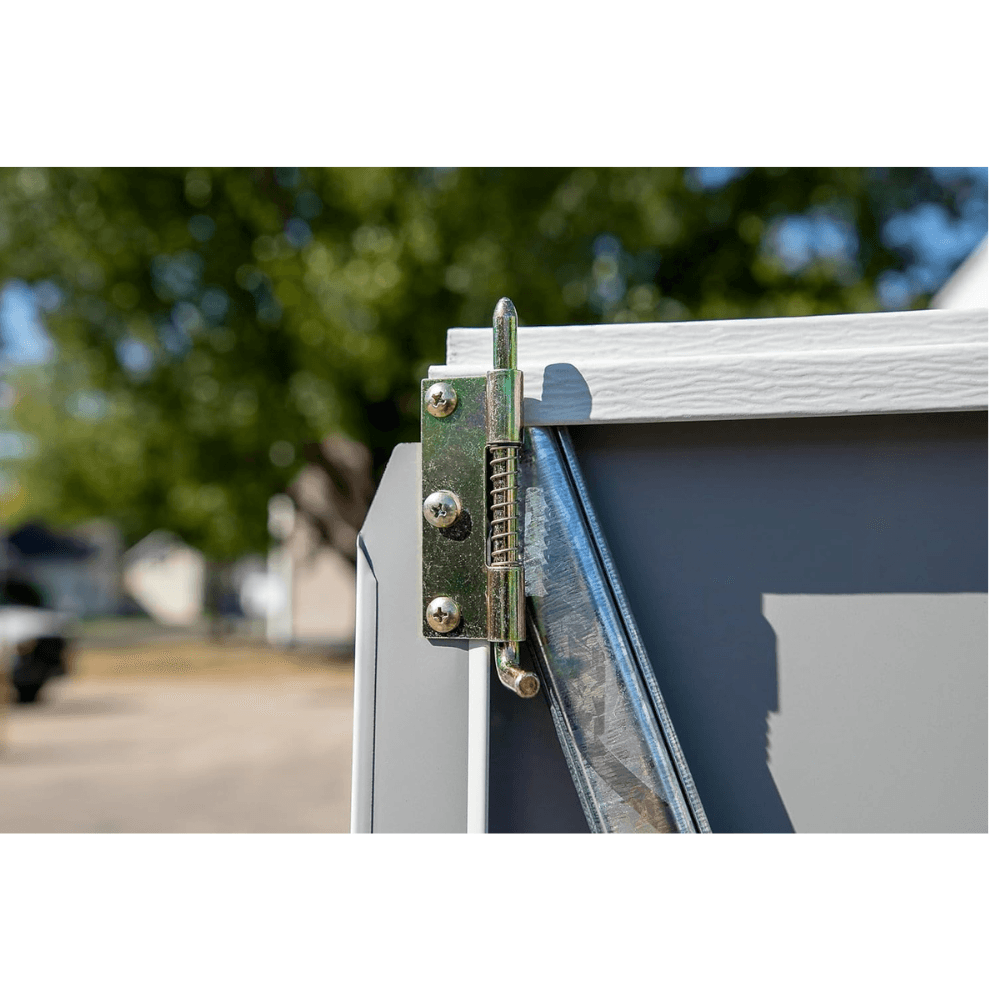 Arrow Yardsaver 1.2m x 2.1m Steel Storage Shed Eggshell