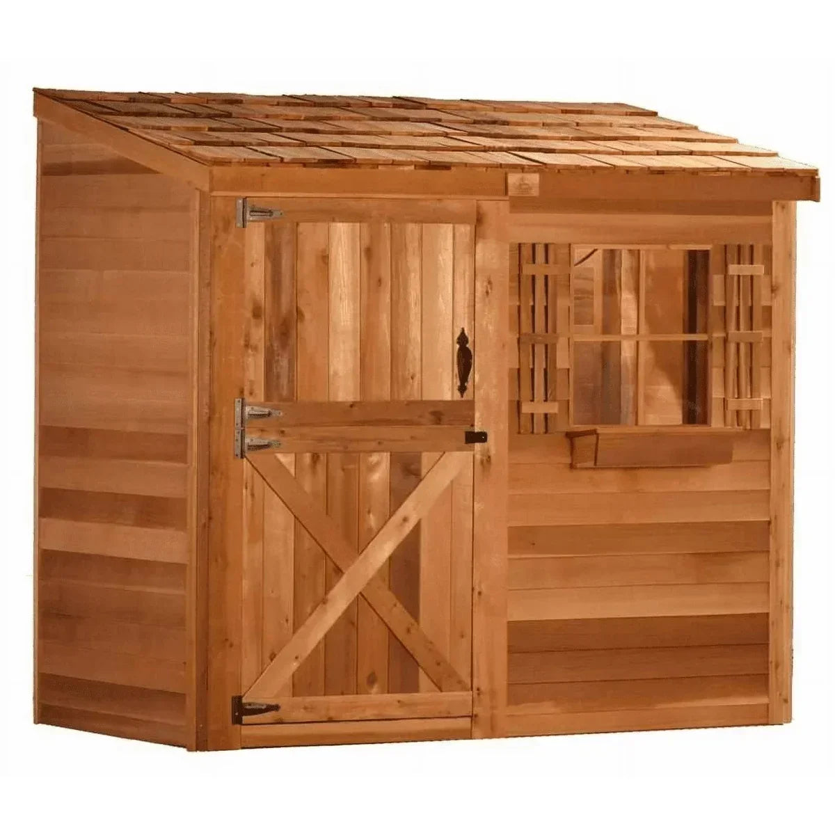 Cedarshed Bayside Lean-To Storage Shed 2.44m x 1.22m