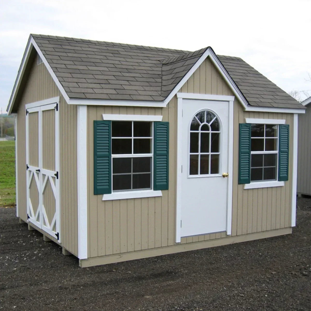 Little Cottage Classic Wood Panelized Storage Shed 3.7m x 3m