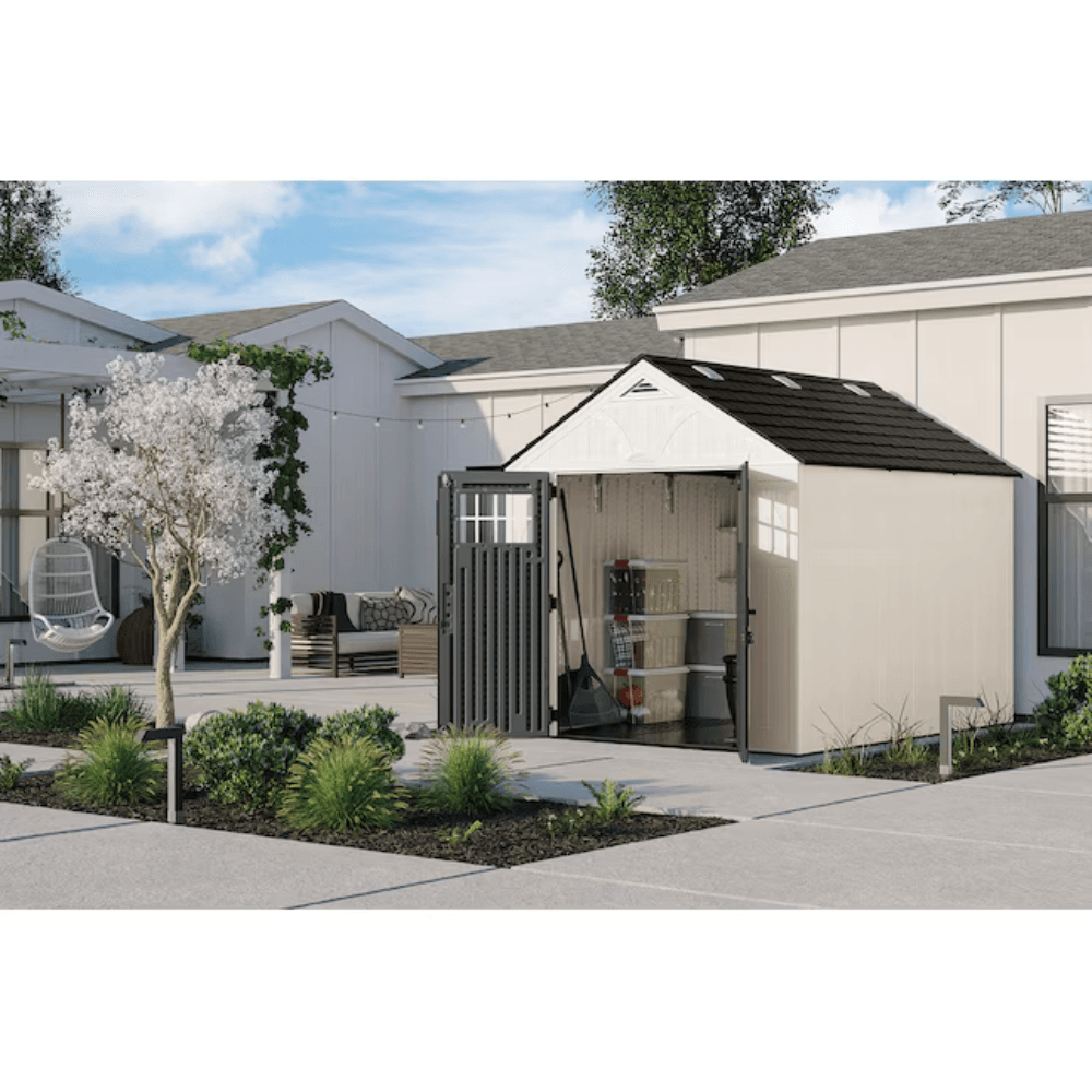 Suncast Tremont 2.4m x 3m Resin Storage Shed With Floor