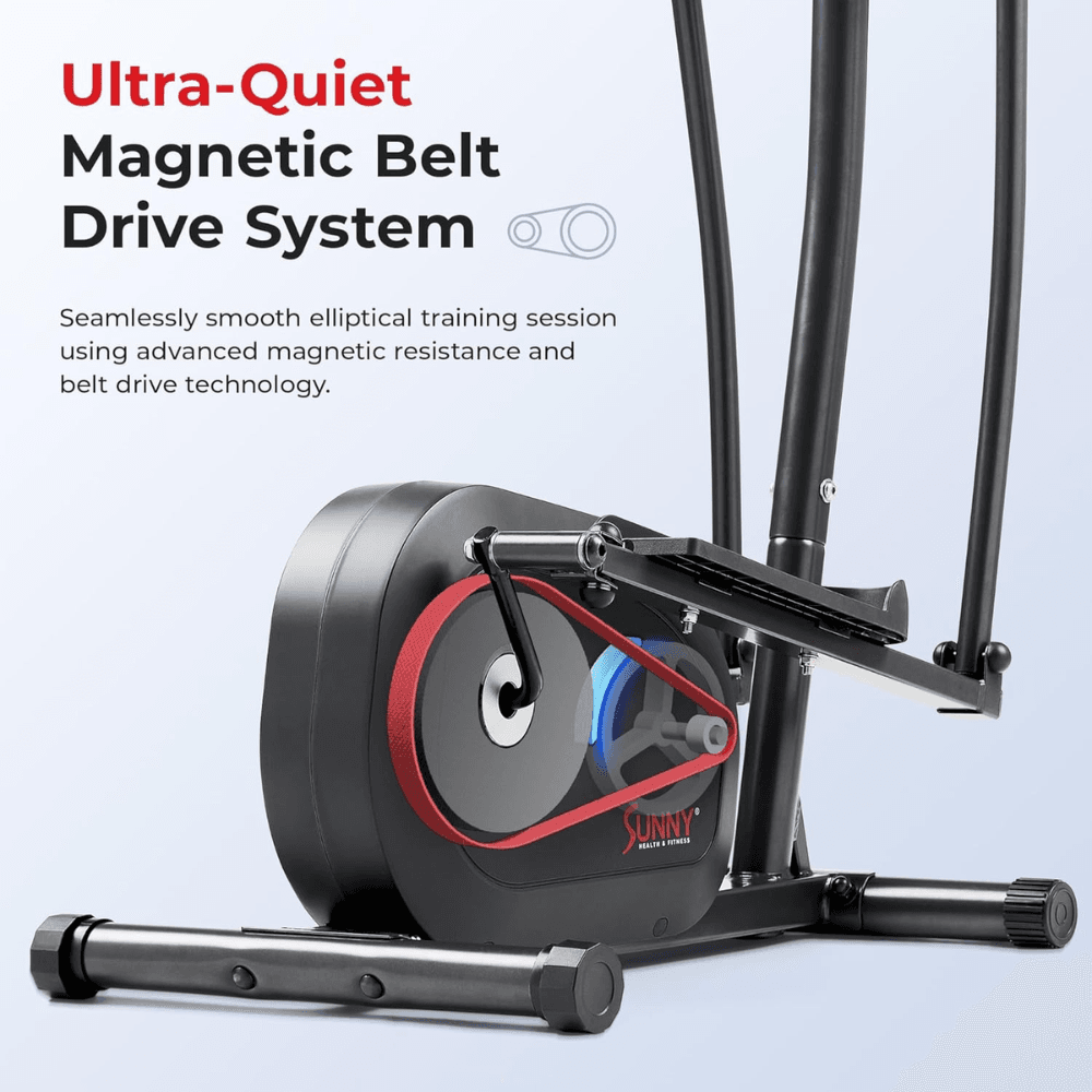 Sunny Health & Fitness Programmable Magnetic Elliptical 42kg