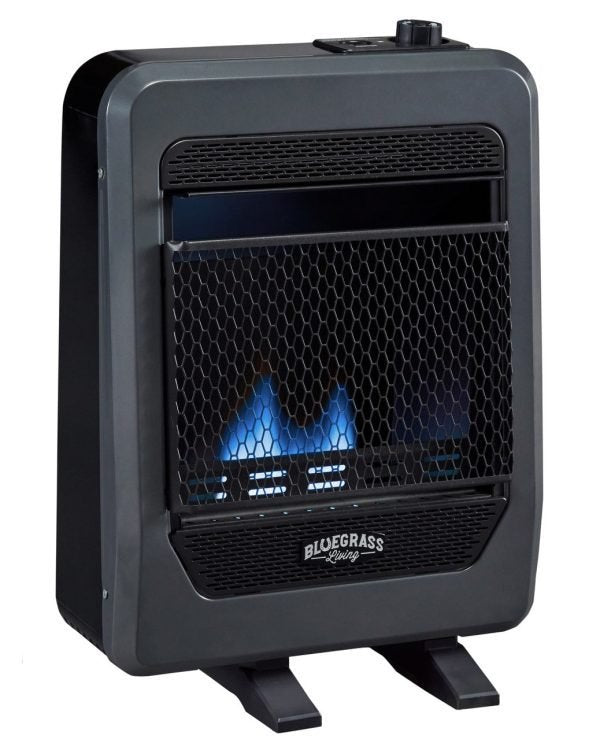 Bluegrass Living B10TPB-B Ventless Gas Heater 53.8cm x 40.1cm
