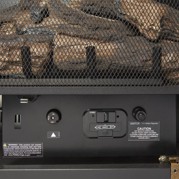 Duluth Forge FDI32R-M-AW Dual Fuel Ventless Fireplace 32000 BTU