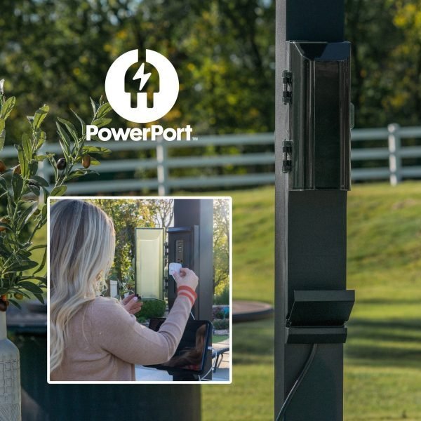 Sarasota 4.3m x 3m Modern Steel Louvered Pergola