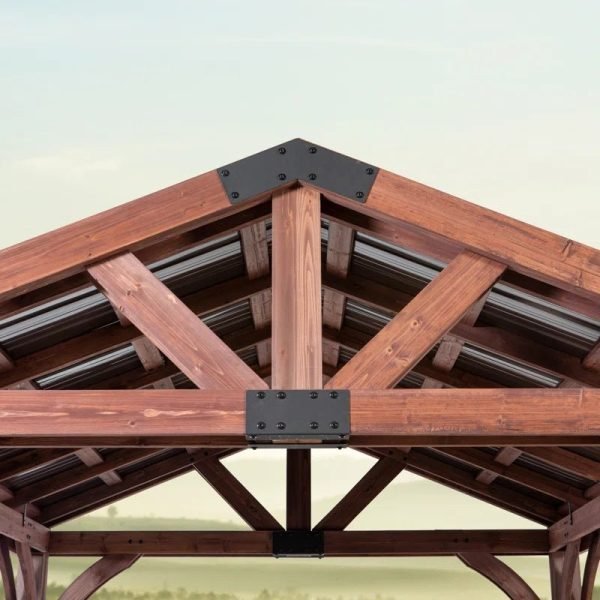 Backyard Discovery Arlington 3.7m x 3.7m Wood Gazebo
