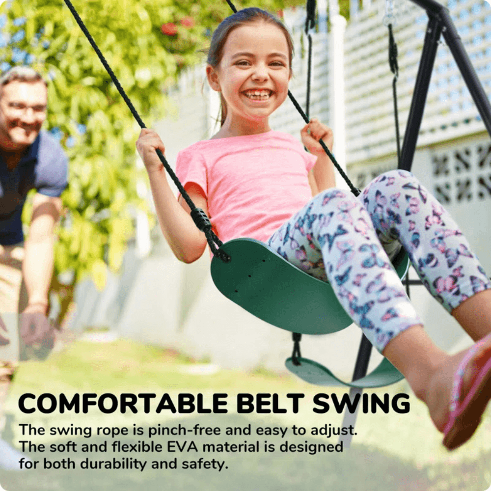 Klokick Metal Swing Set with 3 Swings 180.3cm