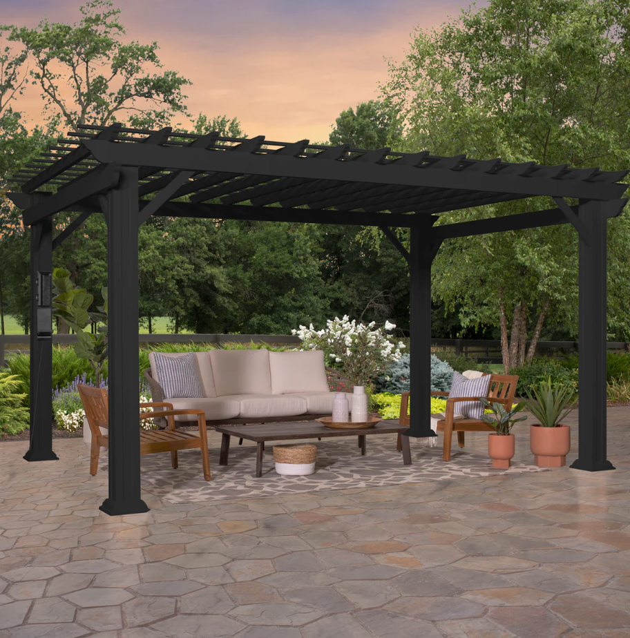 Backyard Discovery Stratford 4.3m x 3m Traditional Steel Pergola